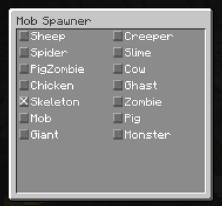 Spawner GUI мод Minecraft [1.4.6]