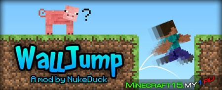 Wall Jump Mod для Minecraft [1.7.10]