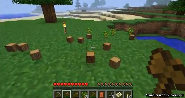 Timber мод Minecraft [1.4.7]