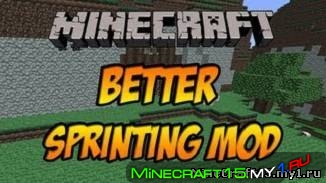 Better Sprinting мод Minecraft [1.8.8]