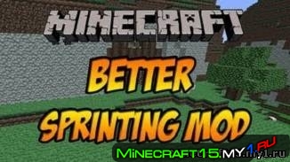 Better Sprinting мод Minecraft 1.8.9