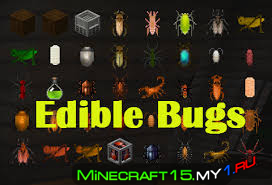 Мод Edible Bugs для Minecraft 1.10.2