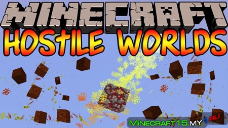Hostile Worlds Mod для Minecraft [1.7.10